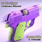 Plastic Mini Fidget Pistol Toy