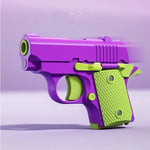 Plastic Mini Fidget Pistol Toy