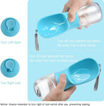 Portable Dog Water Bottle and Food Dispenser