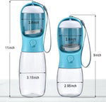 Portable Dog Water Bottle and Food Dispenser