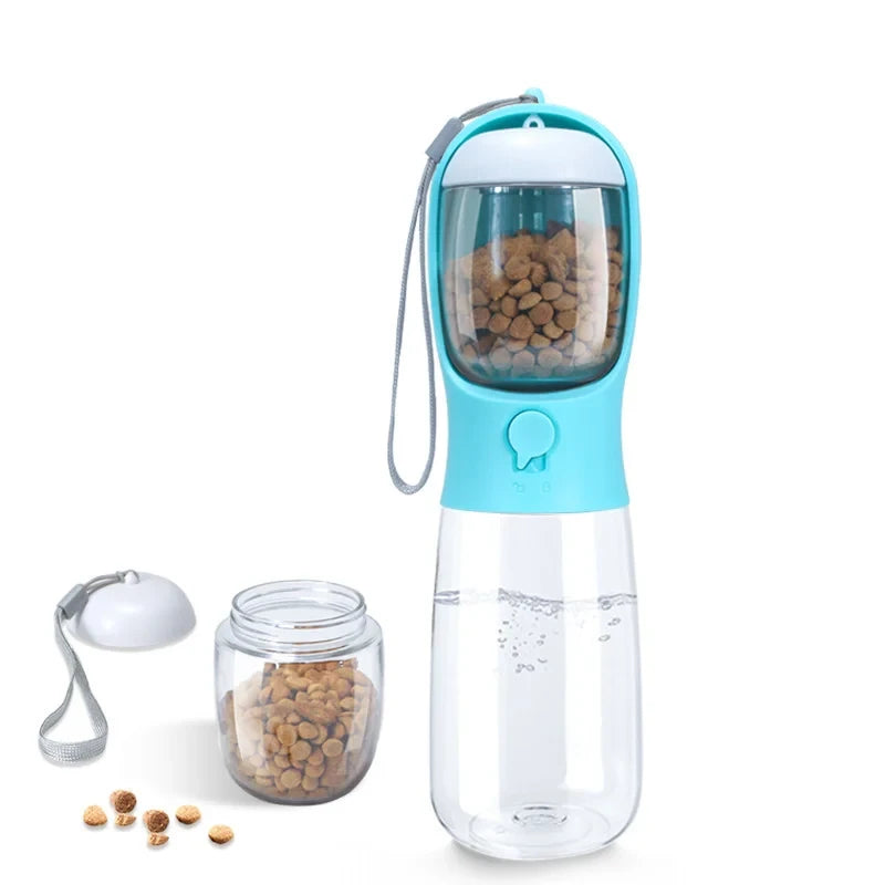 Portable Dog Water Bottle and Food Dispenser