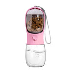 Portable Dog Water Bottle and Food Dispenser