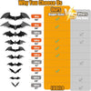 Ludilo Bat Wall Decals