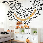 Piteno 3D Bat Wall Stickers