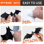 Piteno 3D Bat Wall Stickers