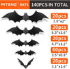 Piteno 3D Bat Wall Stickers