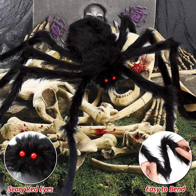 Giant Spider Web Halloween Decoration Set