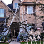 Giant Spider Web Halloween Decoration Set